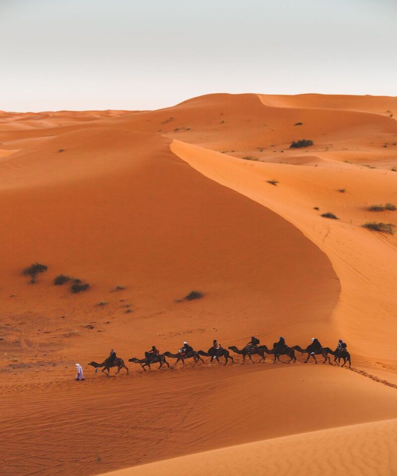 Merzouga desert visited with Morocco vacations all inclusive tours