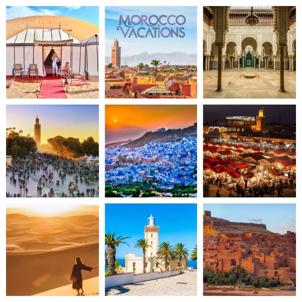 Sites and attractions you will visit with Morocco Vacations