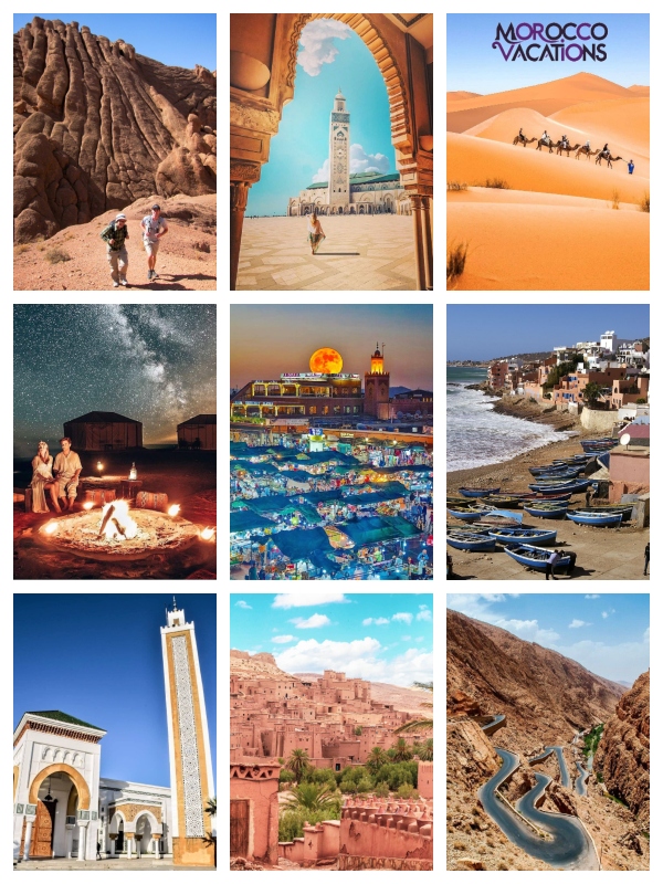 Sites and attractions you will visit with Agadir all-inclusive vacation packages