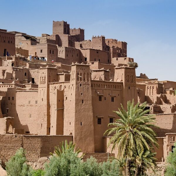 Ait Ben Haddou Kasbah, a site to visit on our 6-day desert tour from Tangier to Marrakech