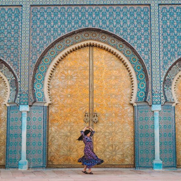 Royal Place in Fes, Morocco, amazing architecture