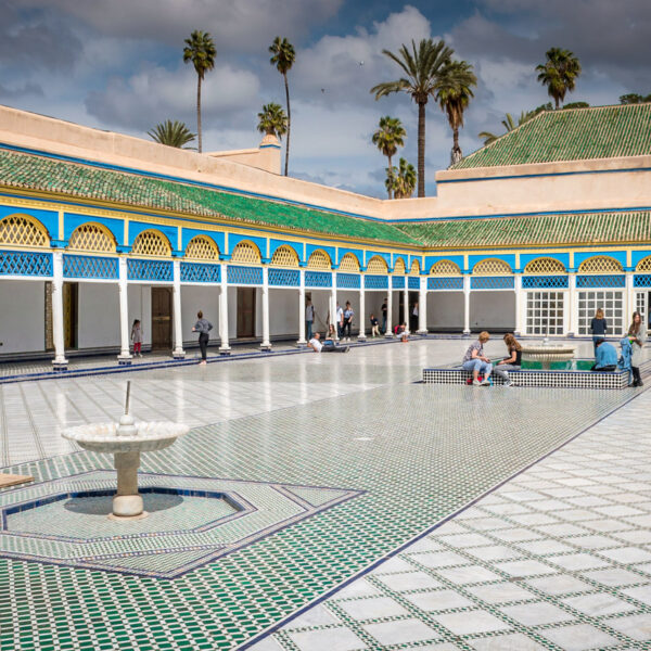 Bahia Palace in Marrakech, old palaces of Marrakech