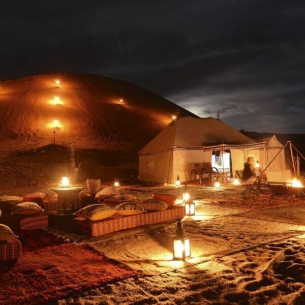 Desert camp in Merzouga with 4-day Marrakech to Fes tour