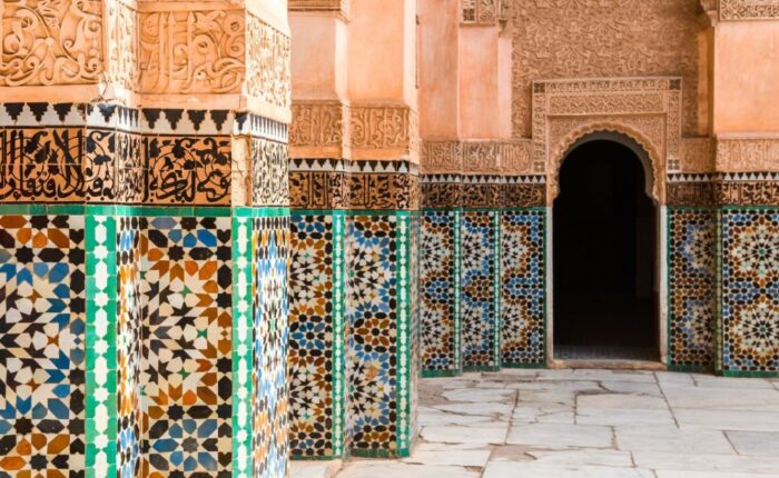 Architettura marocchina durante il tour di 12 giorni in Marocco da Casablanca.