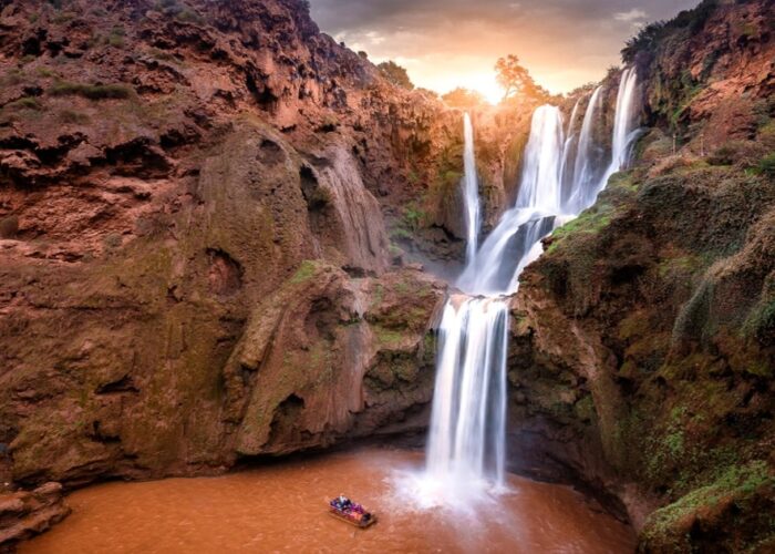 Excursión de un Día de Marrakech a las Cascadas de Ouzoud