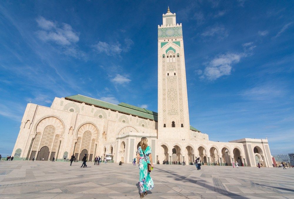 The Hassan 2 mosque in Casablanca, a religious site