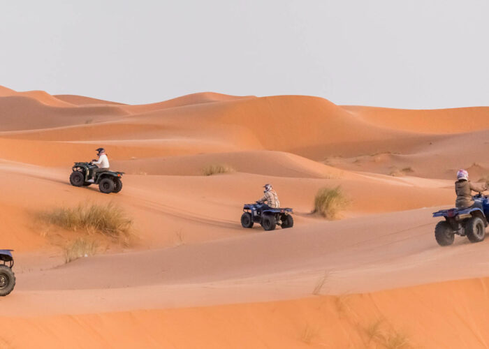 Merzouga desert quad biking tour in Morocco