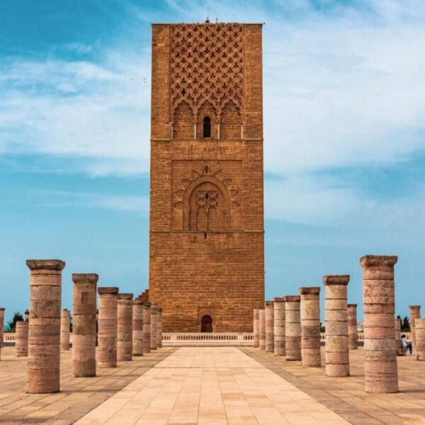 Capital city of Morocco, monuments and minarets