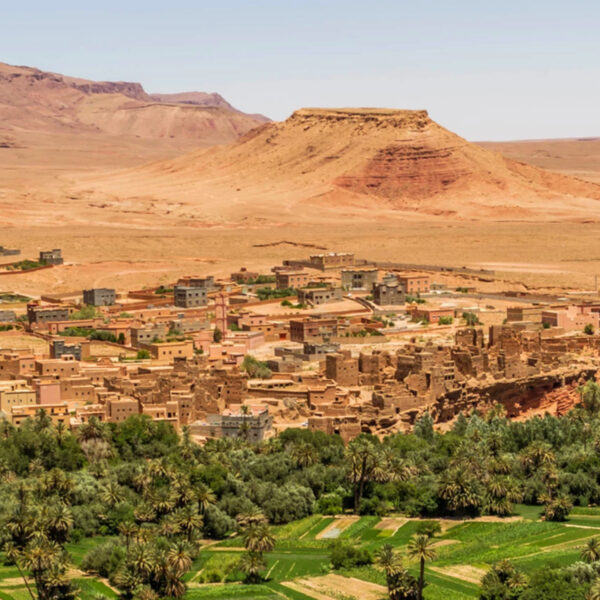 Tinghir valley in Morocco.