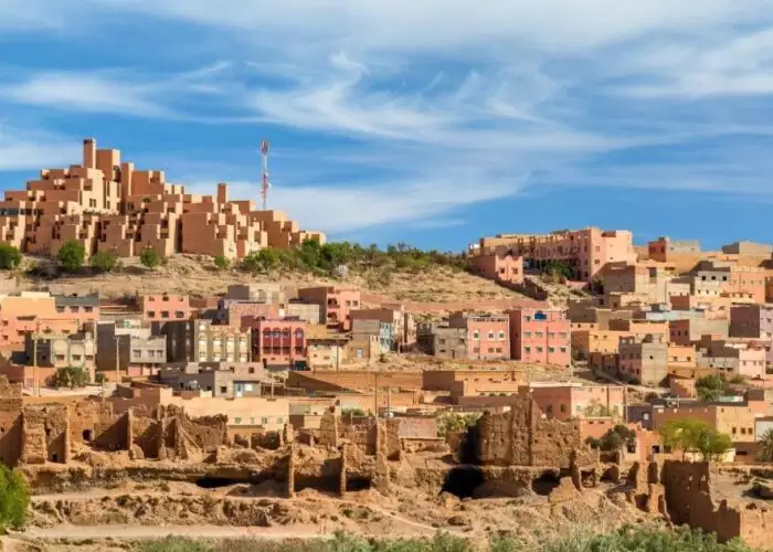 布姆朗·達德斯（Boumalne Dades）在從卡薩布蘭卡出發的13天摩洛哥之旅中