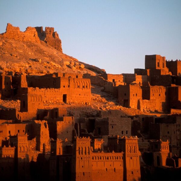 The old fortress of Ait Benhaddou in Morocco.