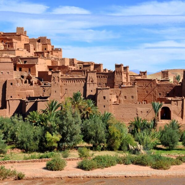 The Kasbah of Ait Benhaddou in Morocco.