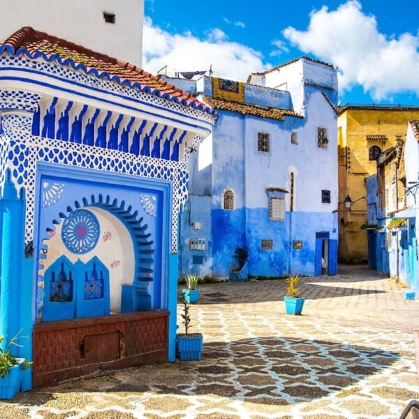 La ciudad azul de Marruecos durante nuestro viaje de 9 días por Marruecos desde Tánger.