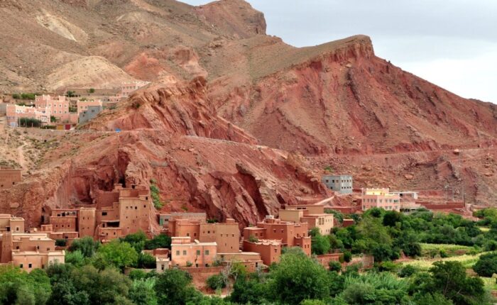 La valle del Dades durante il tour di 4 giorni da Errachidia a Merzouga e Marrakech.