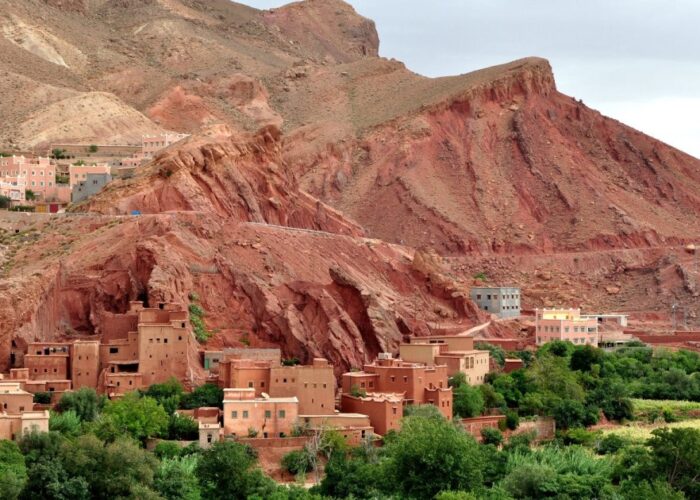 La valle del Dades durante il tour di 4 giorni da Errachidia a Merzouga e Marrakech.