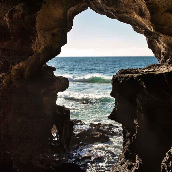 Hercules cave visit during the 10-day tour from Tangier to Marrakech.