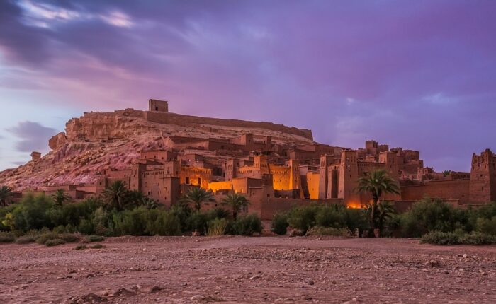 Kasbah di Ait Benhaddou durante il nostro tour di 4 giorni da Tangeri a Marrakech.