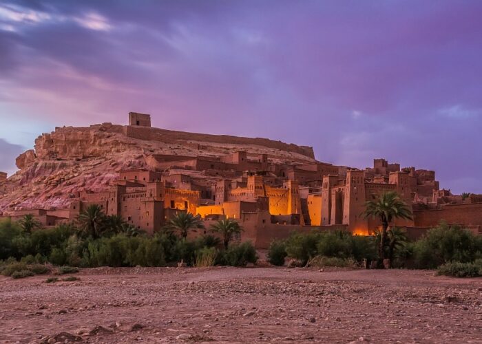 Kasbah de Ait Benhaddou durante nuestro viaje de 4 días de Tánger a Marrakech.