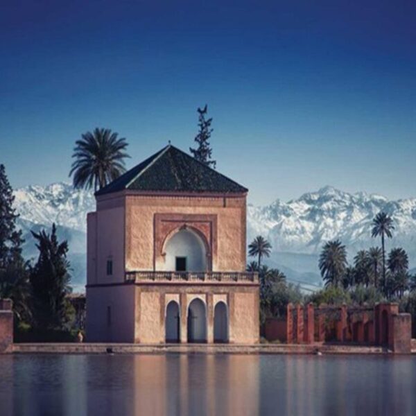 Giardino Menara a Marrakech.