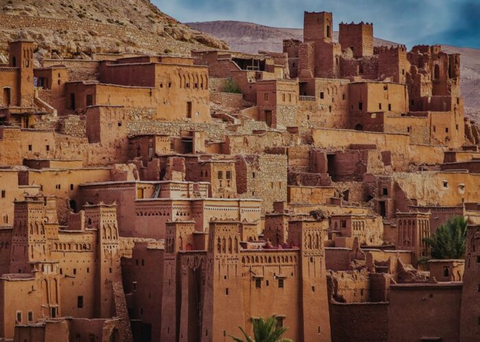 The Kasbah of Ait Benhaddou during the 11-day Morocco tour from Casablanca.