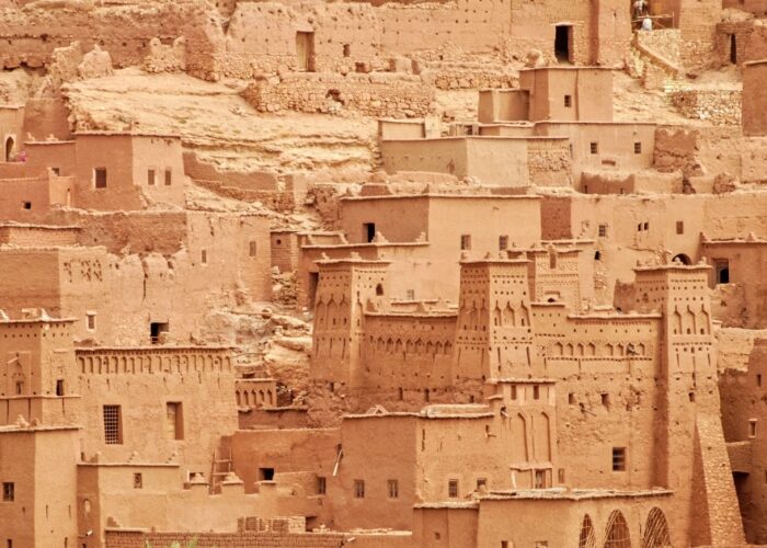 The Kasbah of Ait Benhaddou: an attraction of the 5-day desert tour from Errachidia to Marrakech via Merzouga.