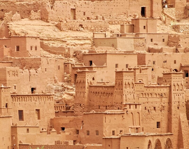 The Kasbah of Ait Benhaddou: an attraction of the 5-day desert tour from Errachidia to Marrakech via Merzouga.