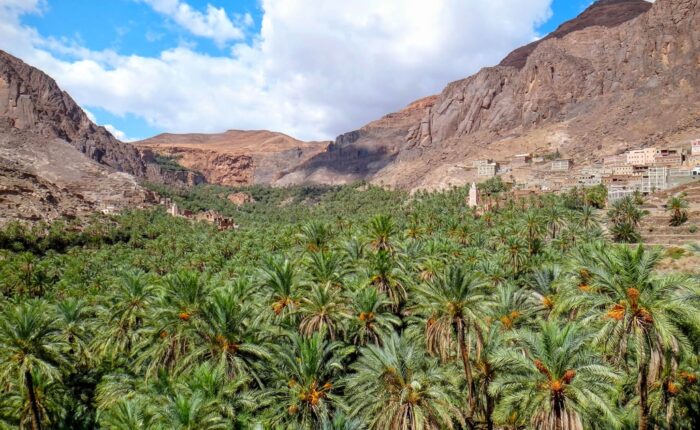 Moroccan valley during the 3-day desert tour from Errachidia To Marrakech.