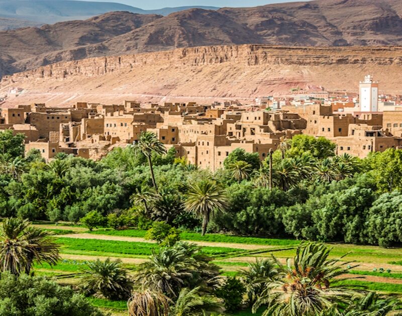 The valley of Tinghir: a charming site on the 7-day tour from Fes to Marrakech and the Desert.