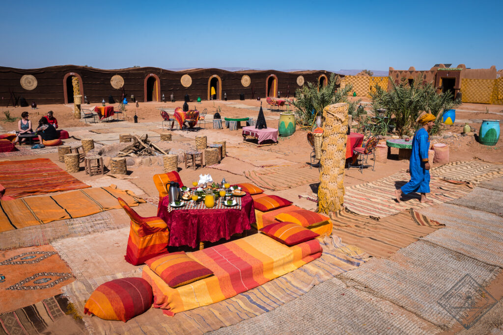 Un campamento en el desierto de Zagora