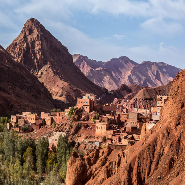 La valle del Dades in Marocco.