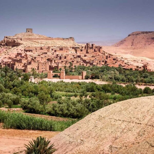 La Kasbah di Ait Benhaddou; un'attrazione del tour di 3 giorni da Agadir.