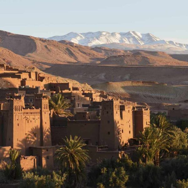 The Kasbah of Ait Benhaddou with our 12-day trip from Marrakech.