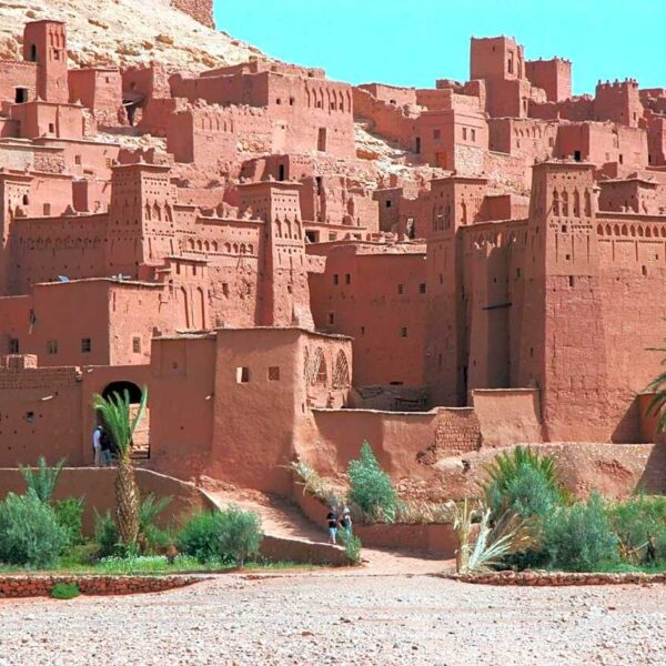 The Fortress of Ait Benhaddou: an important site of the 12-day tour from Tangier.