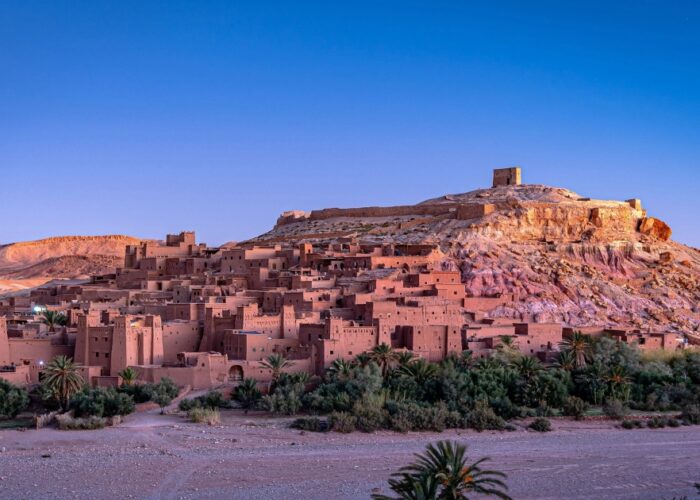 La Kasbah di AIt Bnhaddou durante l'escursione di un giorno da Marrakech.