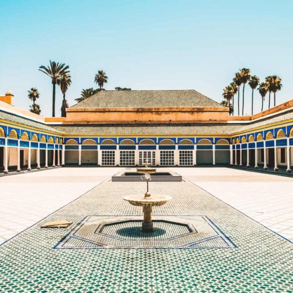 Muestras de arquitectura marroquí en el Palacio de Bahía.