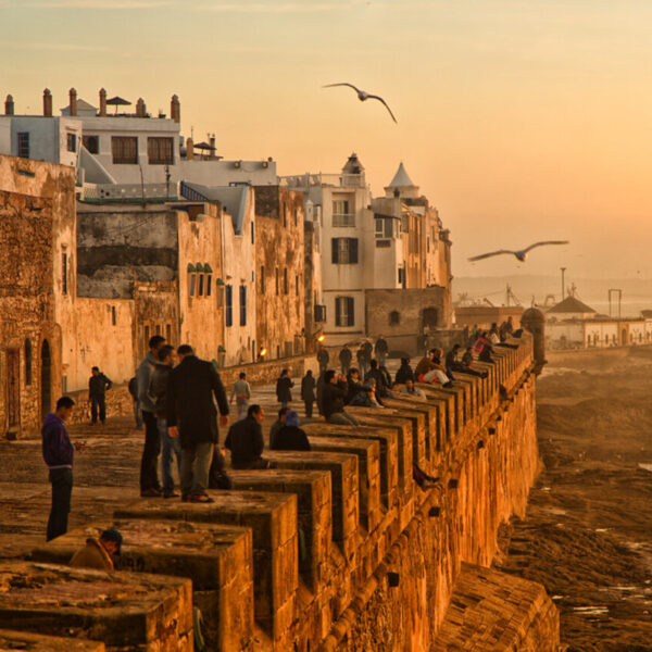 Sqala posto a Essaouira durante il viaggio di un giorno da Marrakech.