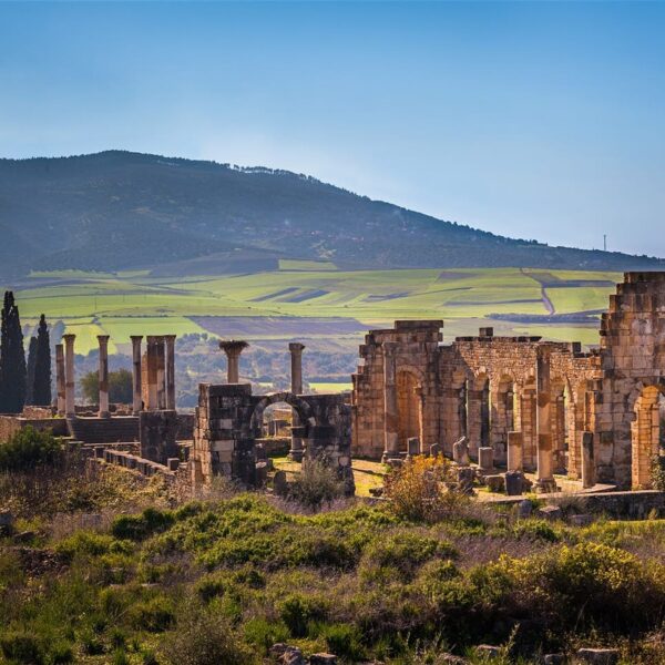 Volubilis, le rovine romane in Marocco.