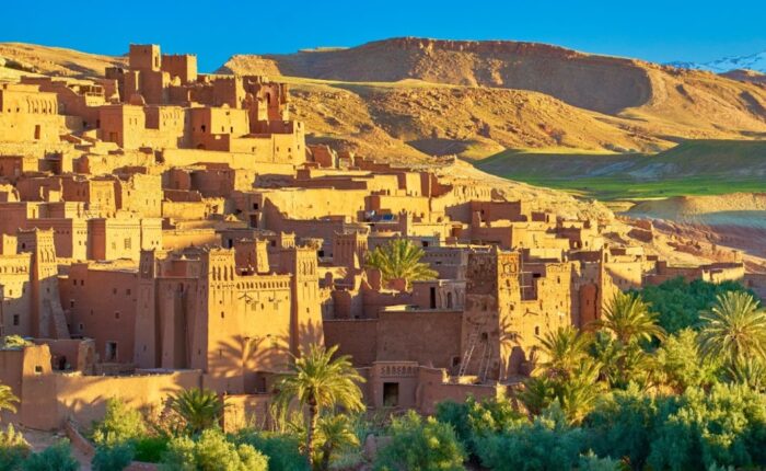 La Kasbah de AIt Benhadou en Marruecos durante la excursión de 4 días desde Essaouira.