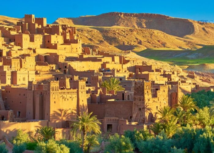 The Kasbah of AIt Benhadou in Morocco during the 4-day tour from Essaouira.