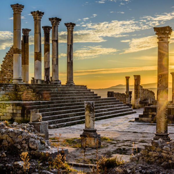 Las ruinas romanas de Volubilis: una atracción del viaje de 12 días desde Fez.