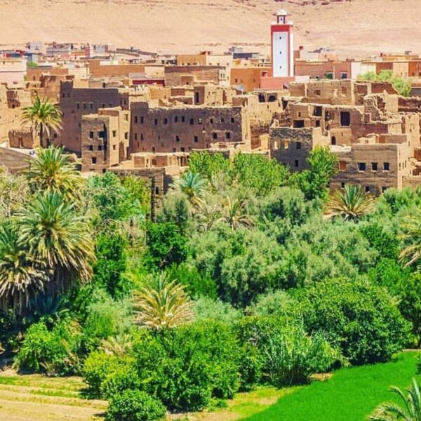 Tinghir valley in Morocco.