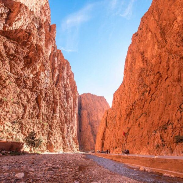 Gole e canyon del Todra a Tinghir, Marocco.