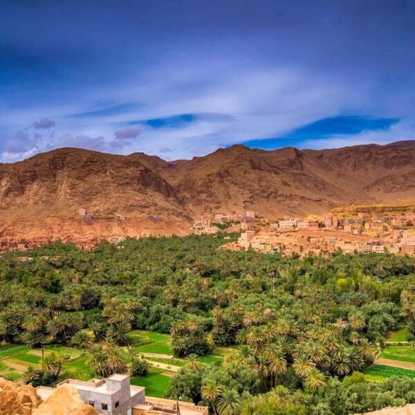 El valle de Boumalne Dades, Marruecos.