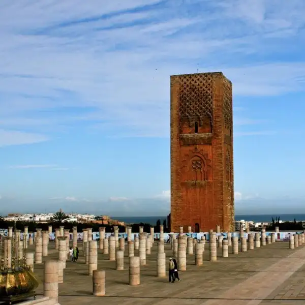 Torre Hassan en Raba, capital de Marruecos.